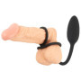 Vibratore anale plug Cock and Ball penis Ring