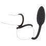 Vibratore anale plug Cock and Ball penis Ring