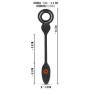 Vibratore anale plug Cock and Ball penis Ring