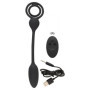 Vibratore anale plug Cock and Ball penis Ring