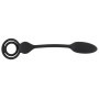 Vibratore anale plug Cock and Ball penis Ring