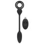 Vibratore anale plug Cock and Ball penis Ring
