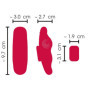 Vibratore per slip RC Panty Vibrator con telecomando