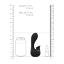 Vibratore vaginale per punto G in silicone con succhia clitoride Mythical Black