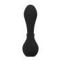 Vibratore vaginale per punto G in silicone con succhia clitoride Mythical Black