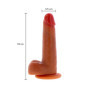 Fallo dildo realistico in Silicone Foreskin Dildo 18 cm