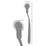 Rotella ruota di Wartenberg Rainbow Single Pinwheel