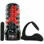 Set Masturbatore Elite Ass Gasm Vibrating con Kit 3 anelli e plug anale vibrante
