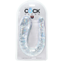 Dildo fallo doppio trasparente King Cock Double Trouble L