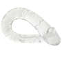 Dildo doppio fallo trasparente King Cock Double Trouble M