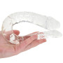 Dildo doppio fallo trasparente King Cock Double Trouble M