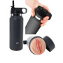 Masturbatore Borraccia Fuck Flask Secret Delight vagina finta realistica