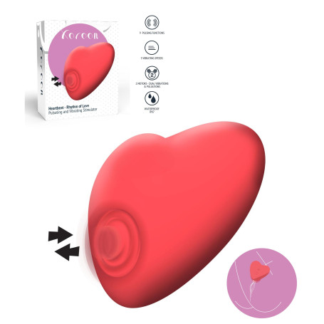 Stimolatore Clitoride Heartbeat Pulsating Stimulator
