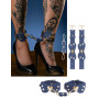 Cavigliere in Silicone supreme Ankle Cuff Set