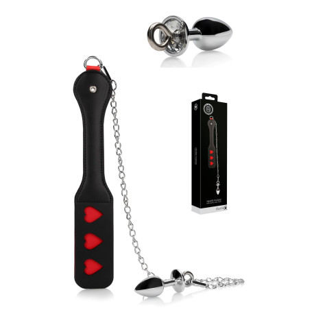 Paddle cuore con Anal Plug