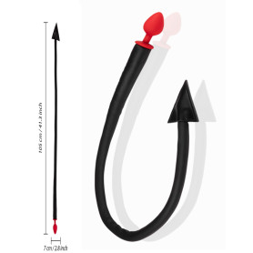 Silicone Anal Plug Devil's Tail