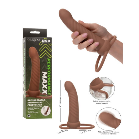vibratore ricaricabile strap-on