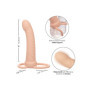 vibratore ricaricabile strap-on con anello fallico