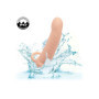 vibratore ricaricabile strap-on con anello fallico