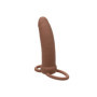 CalExotics vibratore strap on doppio anello fallico