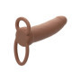 CalExotics vibratore strap on doppio anello fallico