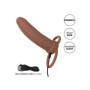 CalExotics vibratore strap on doppio anello fallico