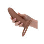 CalExotics vibratore strap on doppio anello fallico