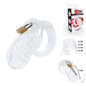 Cintura di Castità in Acrilico Chastity Cock Cage
