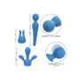 Vibratore vaginale kit in silicone ricaricabile sexy punto-g