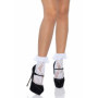 cavigliera in pizzo con voilant per donna sexy