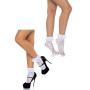 cavigliera in pizzo con voilant per donna sexy