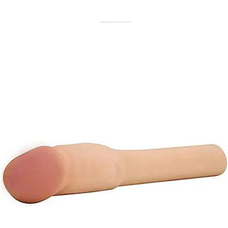 GUAINA FALLICA VIBRANTE CYBERSKIN 4 XTRA THICK VIBRATING TRANSFORMER PENIS EXTENSION LIGHT