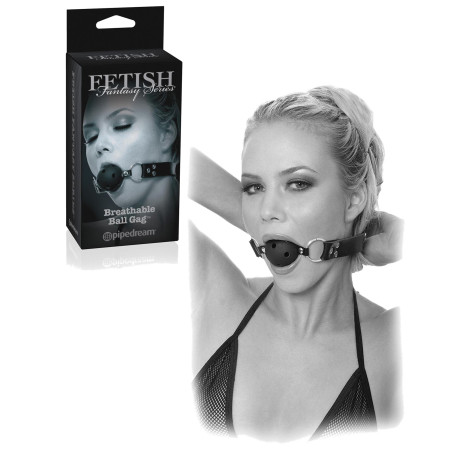 Morso bdsm costrittivo per giochi erotici gag ball nero fetish