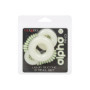Anelli fallici ritardanti uomo in Silicone 3 Ring Set brillano al buio