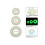 Anelli fallici ritardanti uomo in Silicone 3 Ring Set brillano al buio