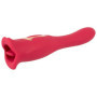 Vibratore con morbide labbra e lingua vibrante stimolatore clitoride sextoys per donna