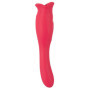 Vibratore con morbide labbra e lingua vibrante stimolatore clitoride sextoys per donna