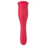 Vibratore con morbide labbra e lingua vibrante stimolatore clitoride sextoys per donna
