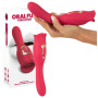 Vibratore con morbide labbra e lingua vibrante stimolatore clitoride sextoys per donna