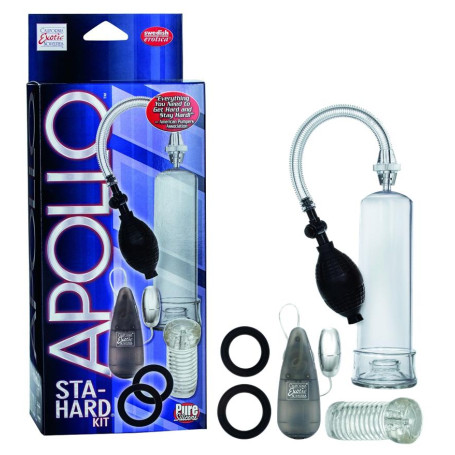 Kit sviluppatore a pompa per pene stimolatore vibrante con guaina maschile