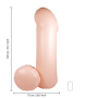 Pene realistico gonfiabile XL 140 cm sextoys