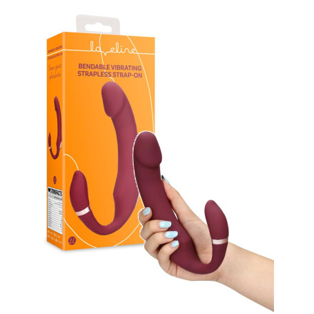 Vibratore indossabile Strapless Strap-on dildo anale vaginale vibrante