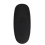 Vibratore anale in silicone nero a sfere con telecomando