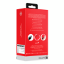 Plug anale in metallo con coda Bunny Tail Red