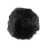 Plug anale in metallo con coda Bunny Tail Black