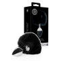 Plug anale in metallo con coda Bunny Tail Black
