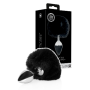 Plug anale in metallo con coda Bunny Tail Black