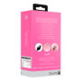 Plug anale in metallo con coda Bunny Tail Pink