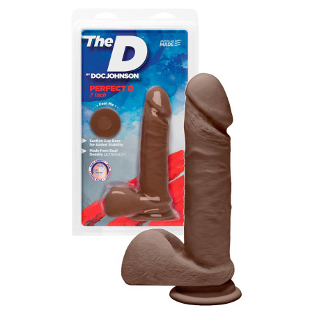 Dildo realistico stimolatore anale vaginale con ventosa Perfect D 18 cm