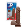 Dildo realistico stimolatore anale vaginale con ventosa Perfect D 18 cm